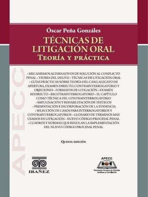 cover image of Técnicas de litigación oral teoría y práctica
